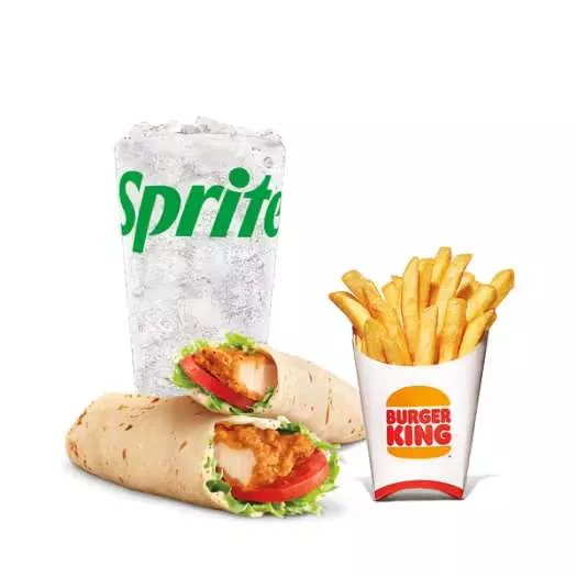 Two Royal Crispy Wraps Meal